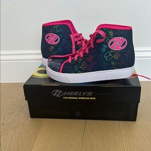 Heelys High-Top Sneakers with Pink and Blue